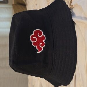 Naruto Akatsuki Cloud Bucket Hat, One Size, NWOT
